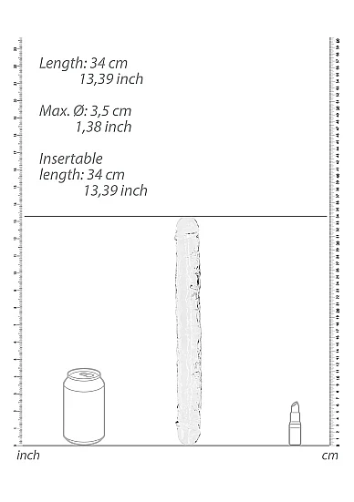 Realrock 13" Double Dildo Blue - Image 4