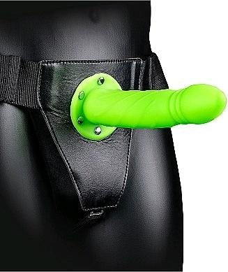 Ouch Twisted Hollow Strap 8" Glow N Dark - Image 2