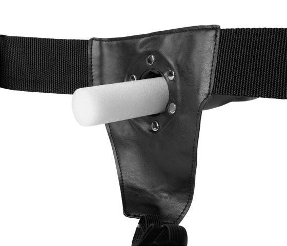 Ouch Textured Curved Hollow Strap 8" Grey - Image 4