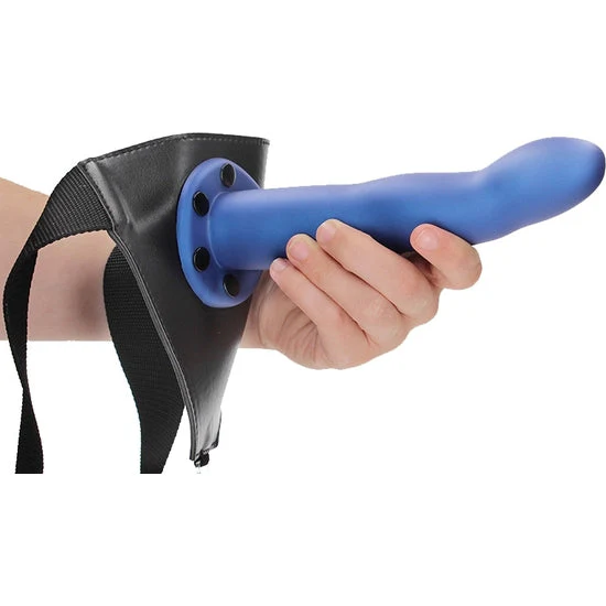 Ouch Curved Hollow Strap 8" Blue - Image 3