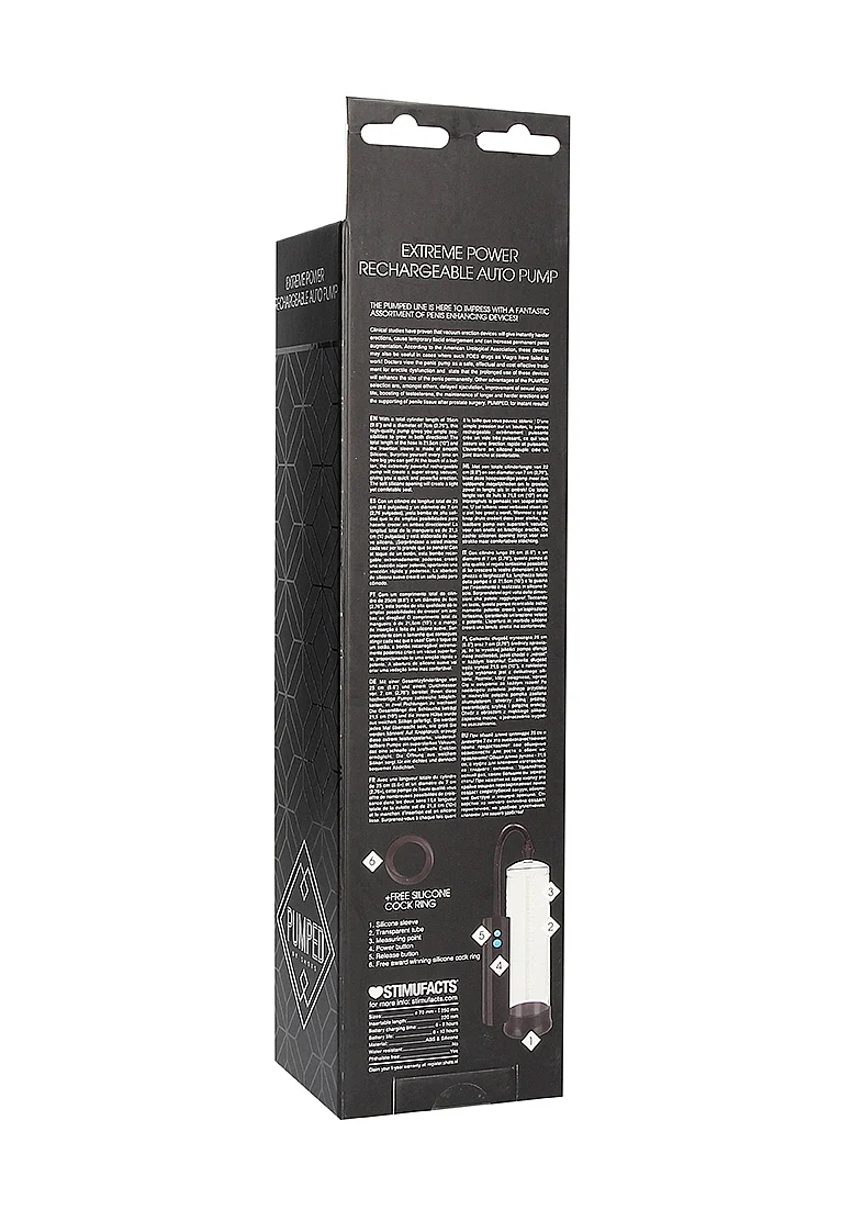 Pumped Extreme Power Rechargeable Auto Pump - Transparent - Image 15