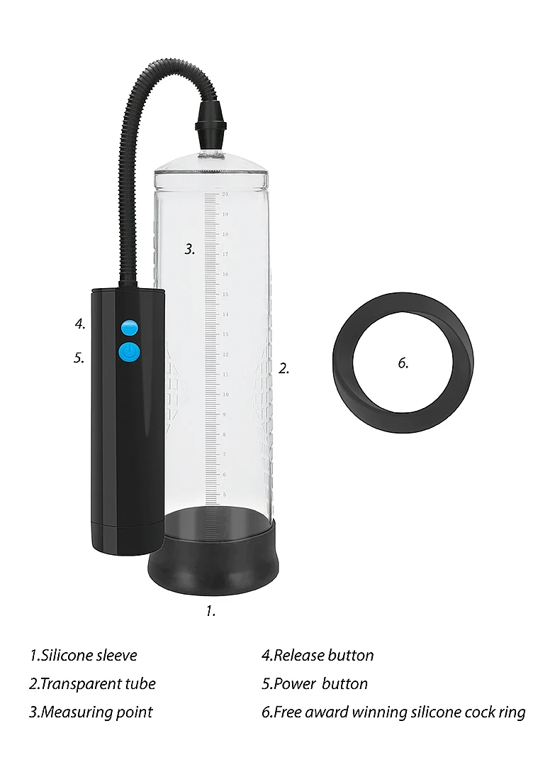 Pumped Extreme Power Rechargeable Auto Pump - Transparent - Image 3