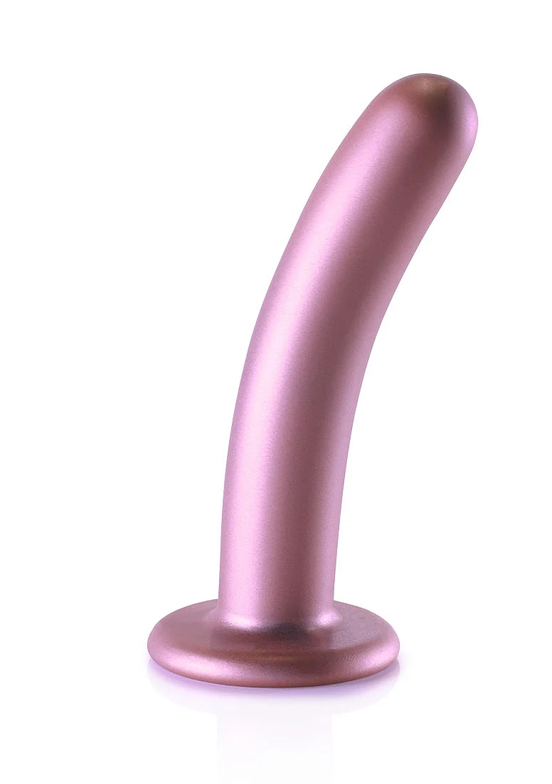 Ouch Smooth G-Spot Dildo 6'' Rose Gold - Image 3