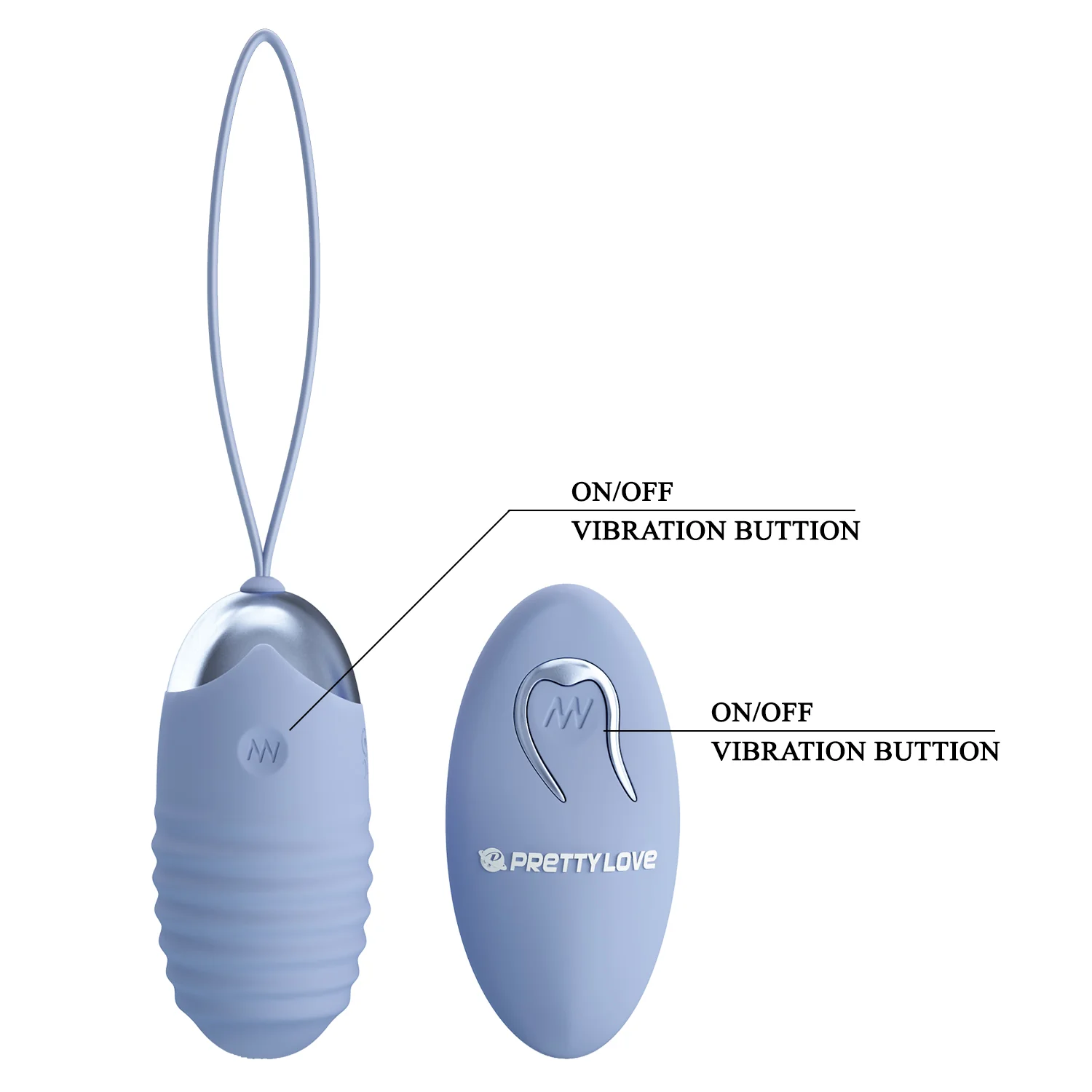 Pretty Love Jessica 3 Egg Vibrator Blue BI-014362W-3A5 - Image 6