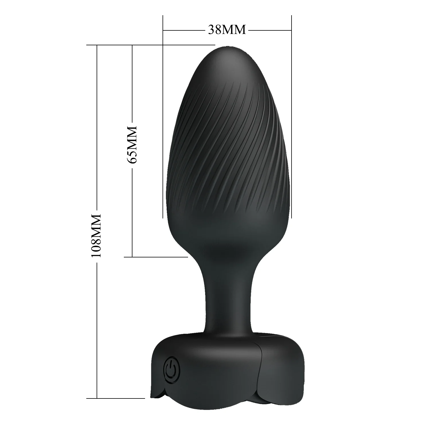 Pretty Love Varian 2 Vibrating Butt Plug with LED Lights BI-040182 - Image 7