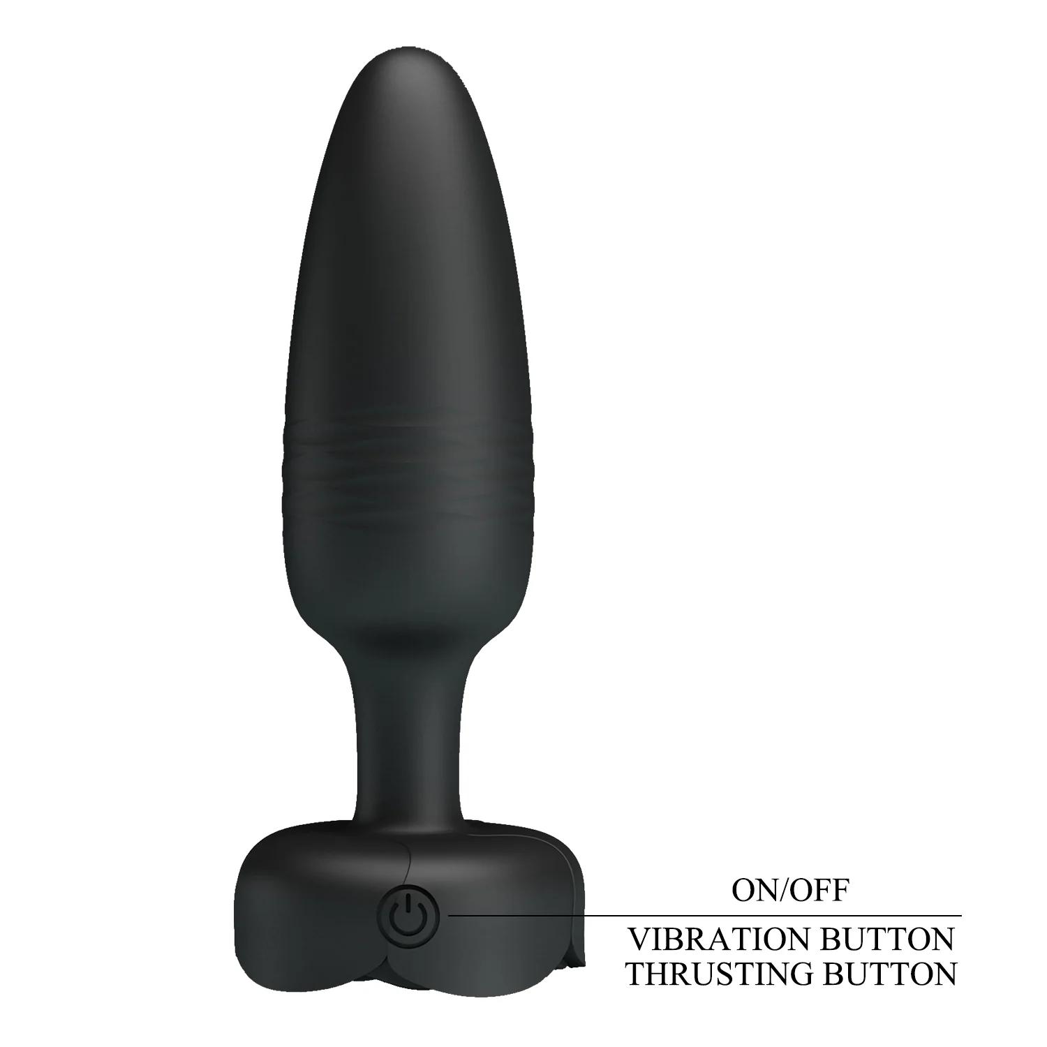 Pretty Love Tarion 1 Vibrating Butt Plug with LED Lights BI-040181 - Image 8