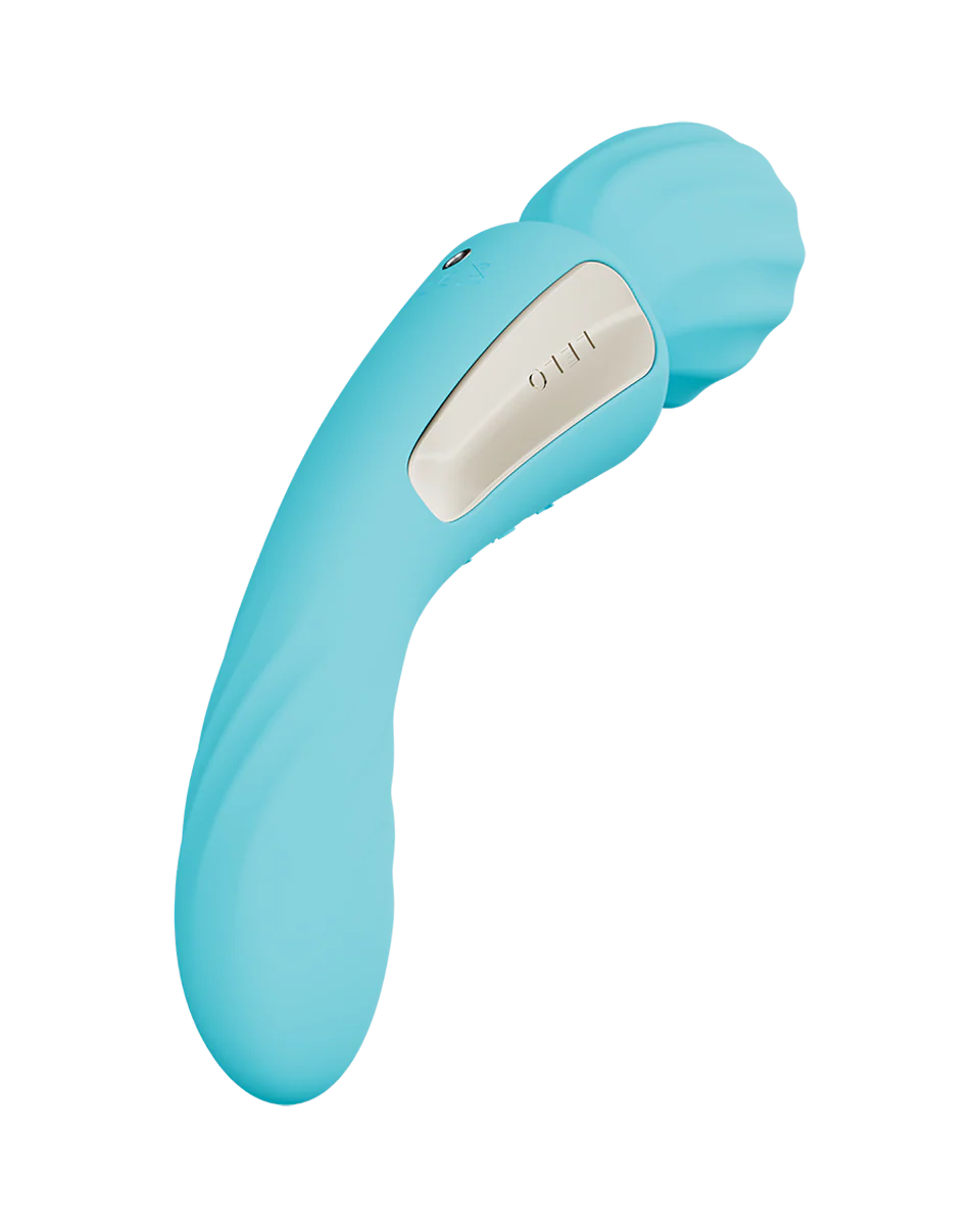 Lelo Switch Double Ended Wand Vibe Aqua - Image 2