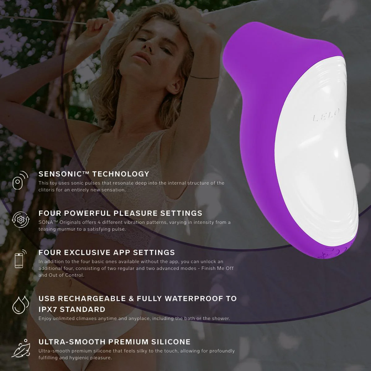 Lelo Sona Originals Air Pulse Clit Stimulator - Image 2