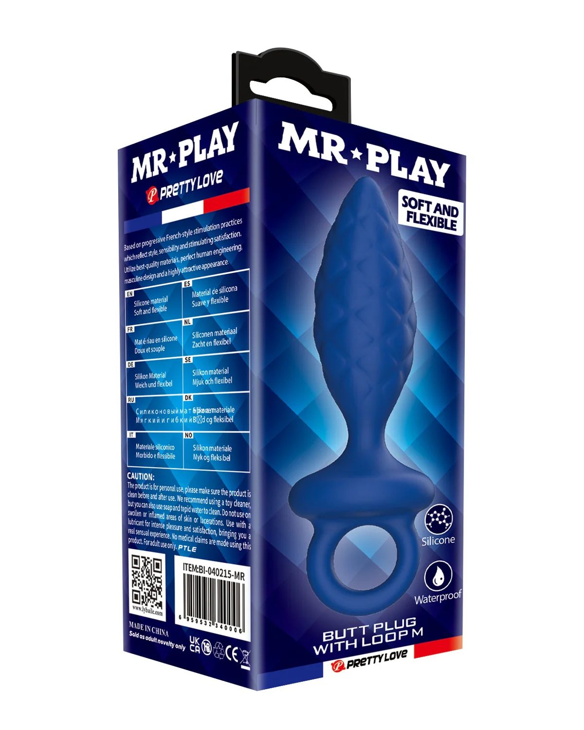 Mr Play Butt Plug With Loop M