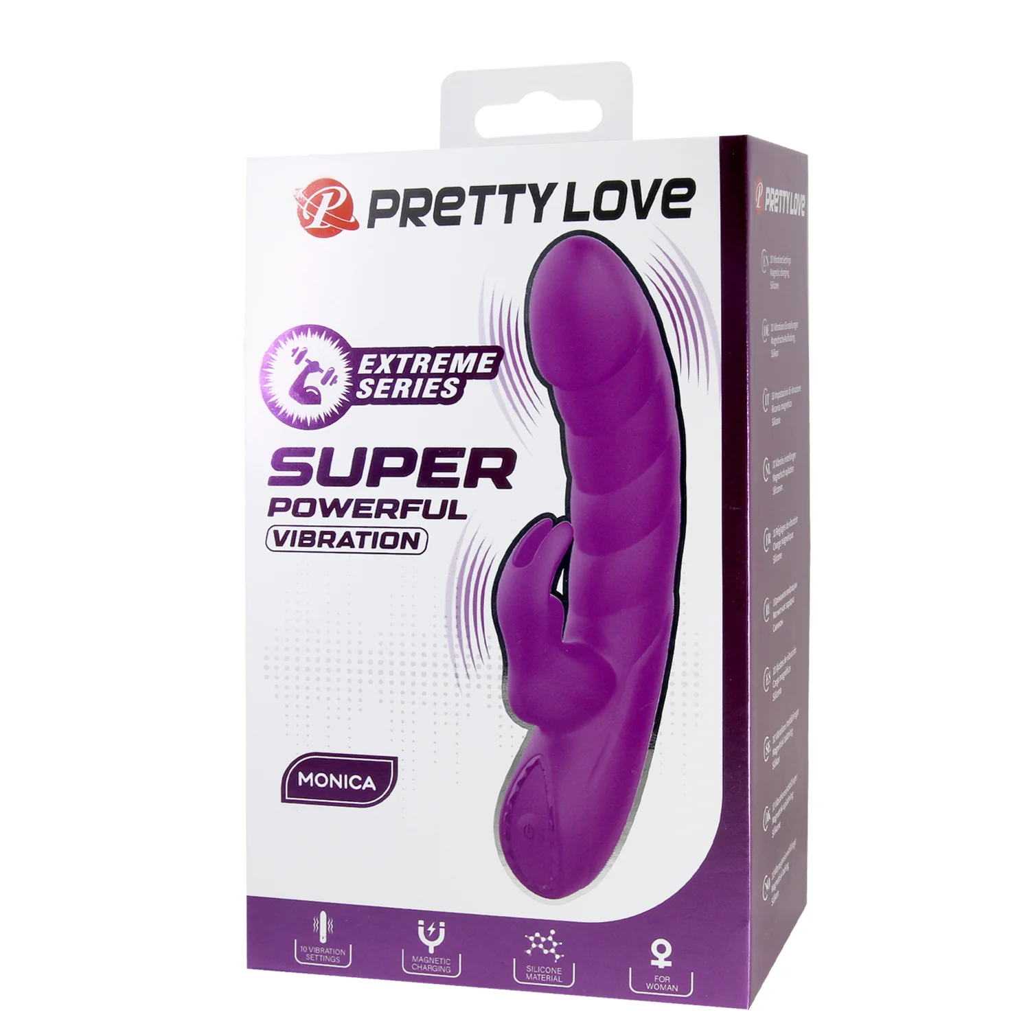Pretty Love Monica Rabbit Vibrator - Image 2