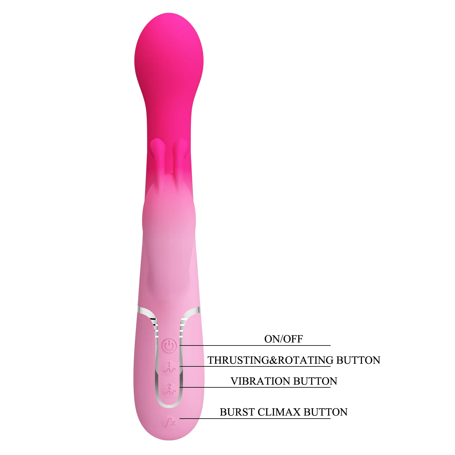 Pretty Love Dejon Rabbit Vibrator - Image 7
