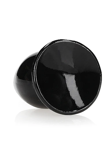 Realrock 3.5" Crystal Clear Plug Black - Image 2