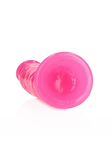 Realrock 6" Glow-N-Dark Dildo Pink - Image 3