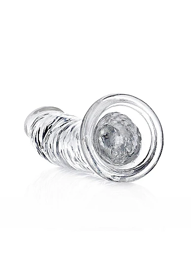 Realrock 6" Slim Dildo Clear - Image 3