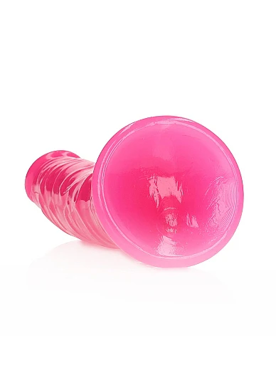 Realrock 7" Glow-N-Dark Dildo Pink - Image 3