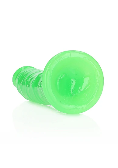 Realrock 8" Glow-N-Dark Dildo Green - Image 4