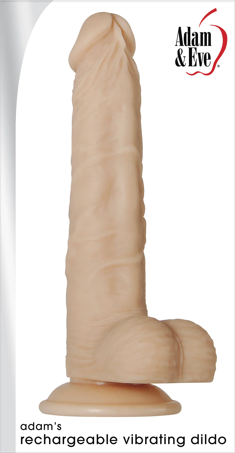 Adam & Eve Adams Rechargable Vibrating Dildo