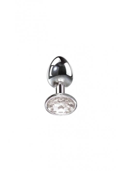 Adam & Eve Clear Gem Anal Plug Small - Image 3