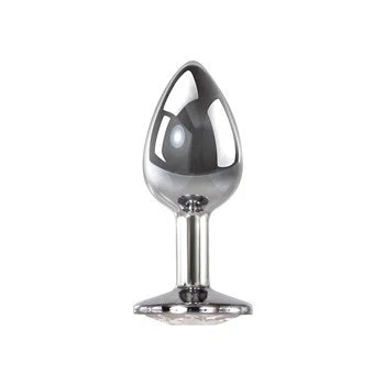 Adam & Eve Clear Gem Anal Plug Small - Image 4