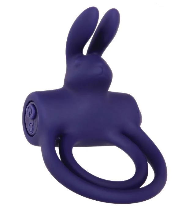 Adam & Eve Silicone Rechargeable Rabbit Ring - Image 2