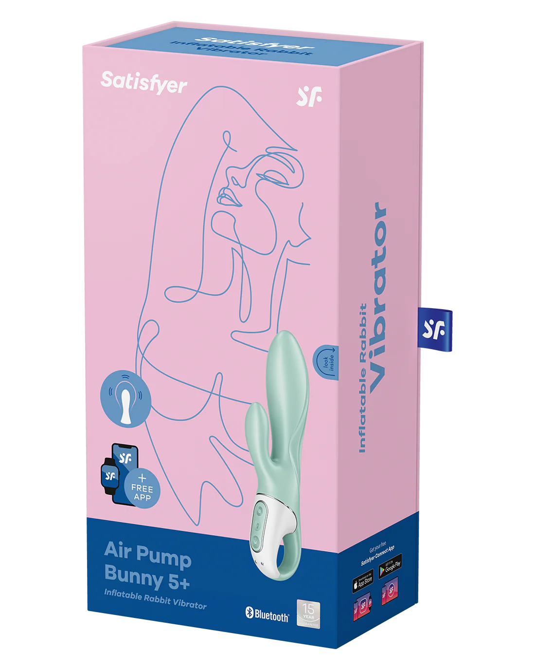 Satisfyer Air Pump Bunny 5+ Green