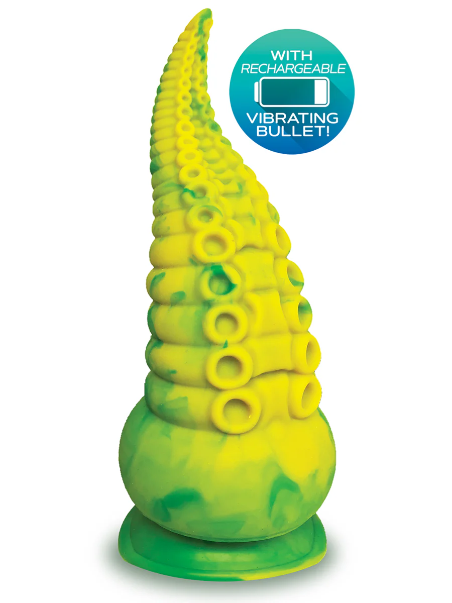 Alien Nation Octopod 9" Silicone Rechargeable Vibrating Creature Dildo - Image 2