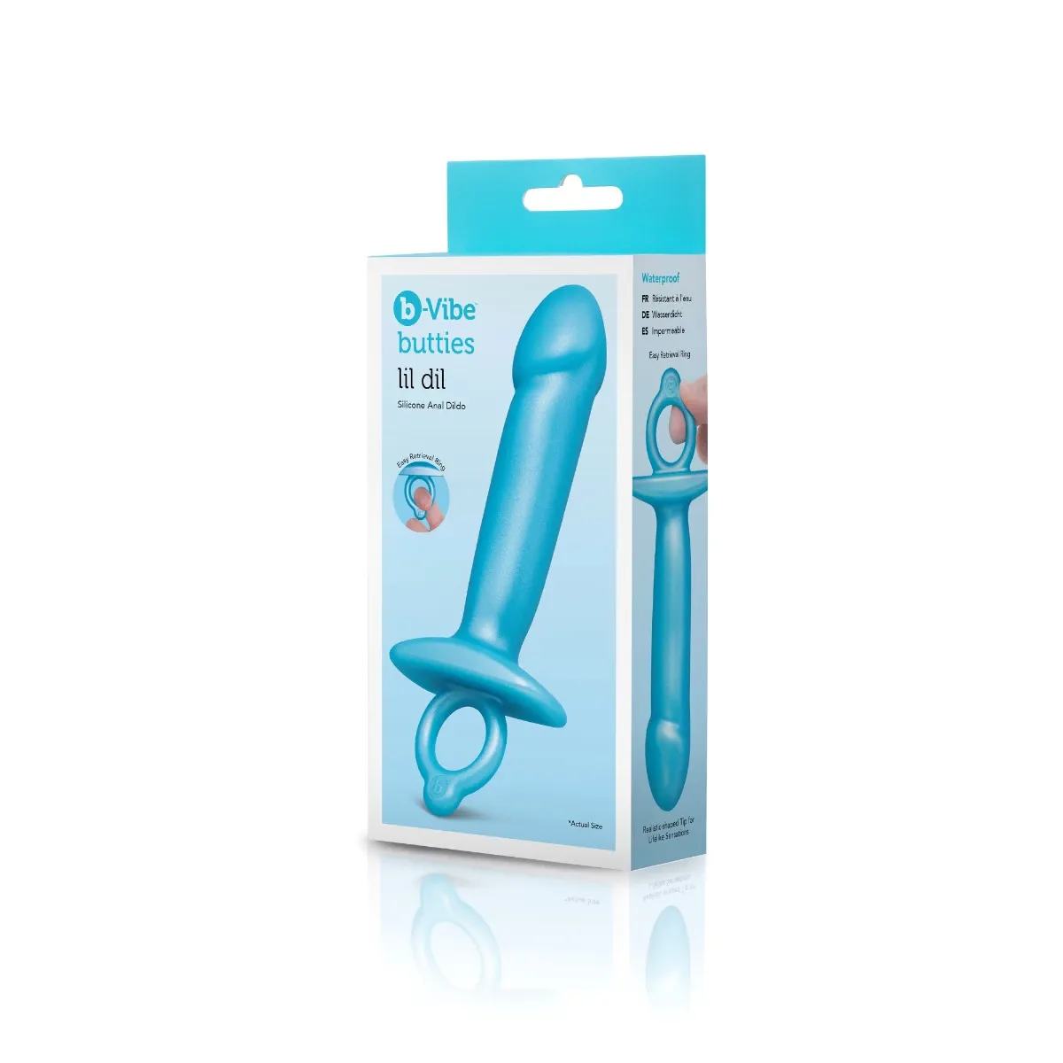 B-Vibe Butties Lil Dil Silicone Anal Dildo - Image 5