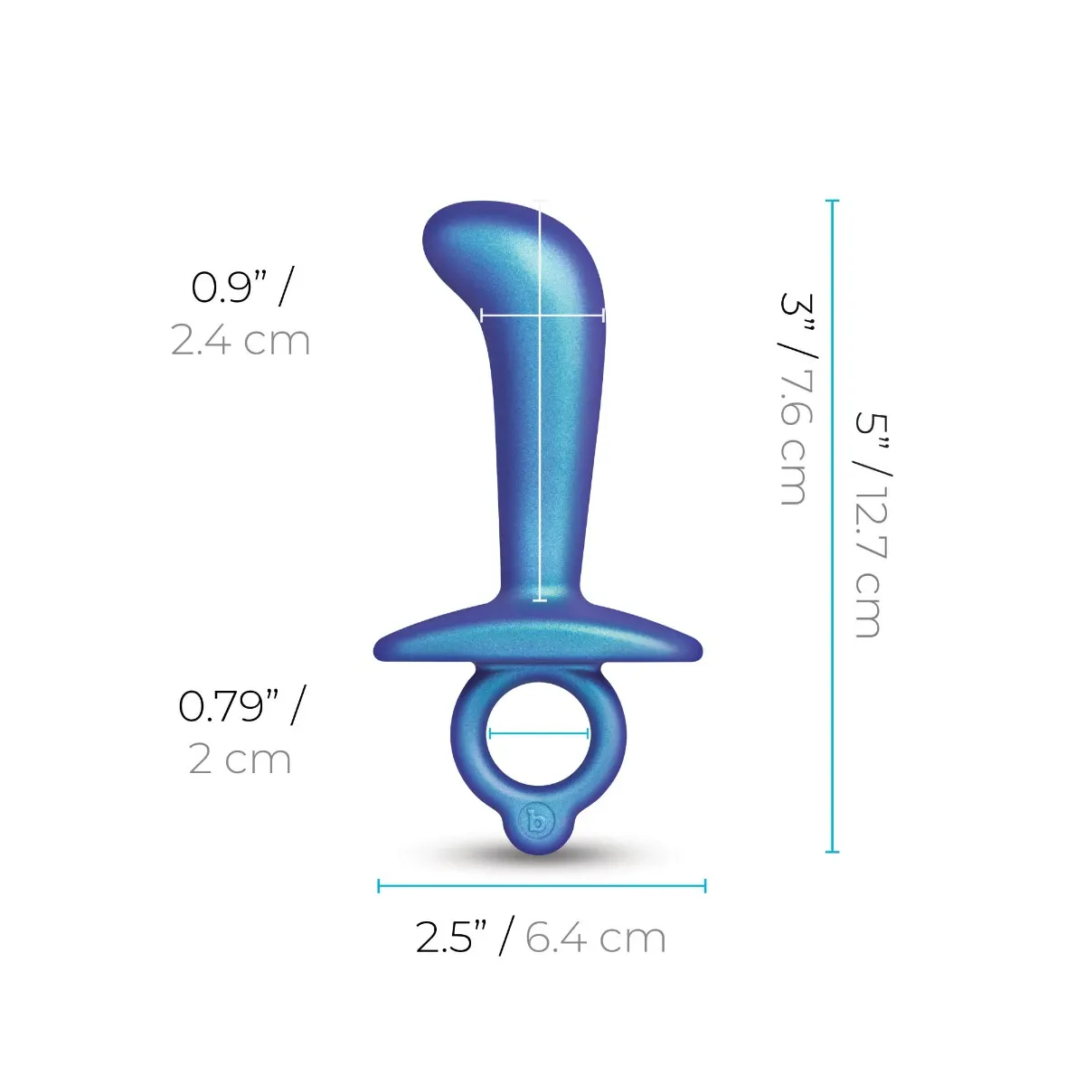 B-Vibe Butties Thumb Silicone Prostate Plug - Image 4