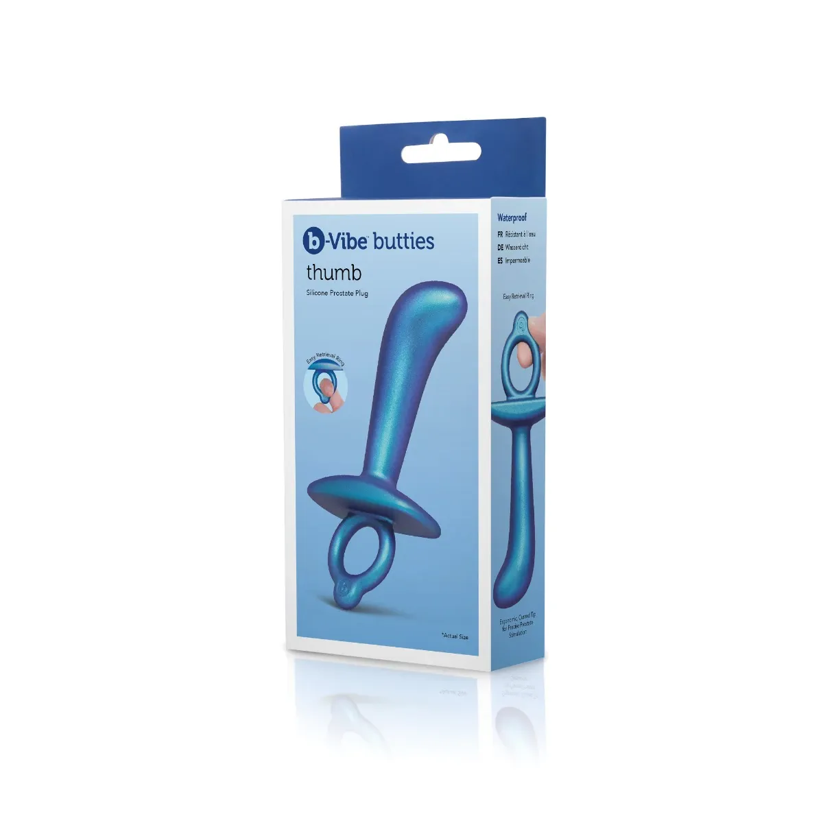 B-Vibe Butties Thumb Silicone Prostate Plug - Image 5
