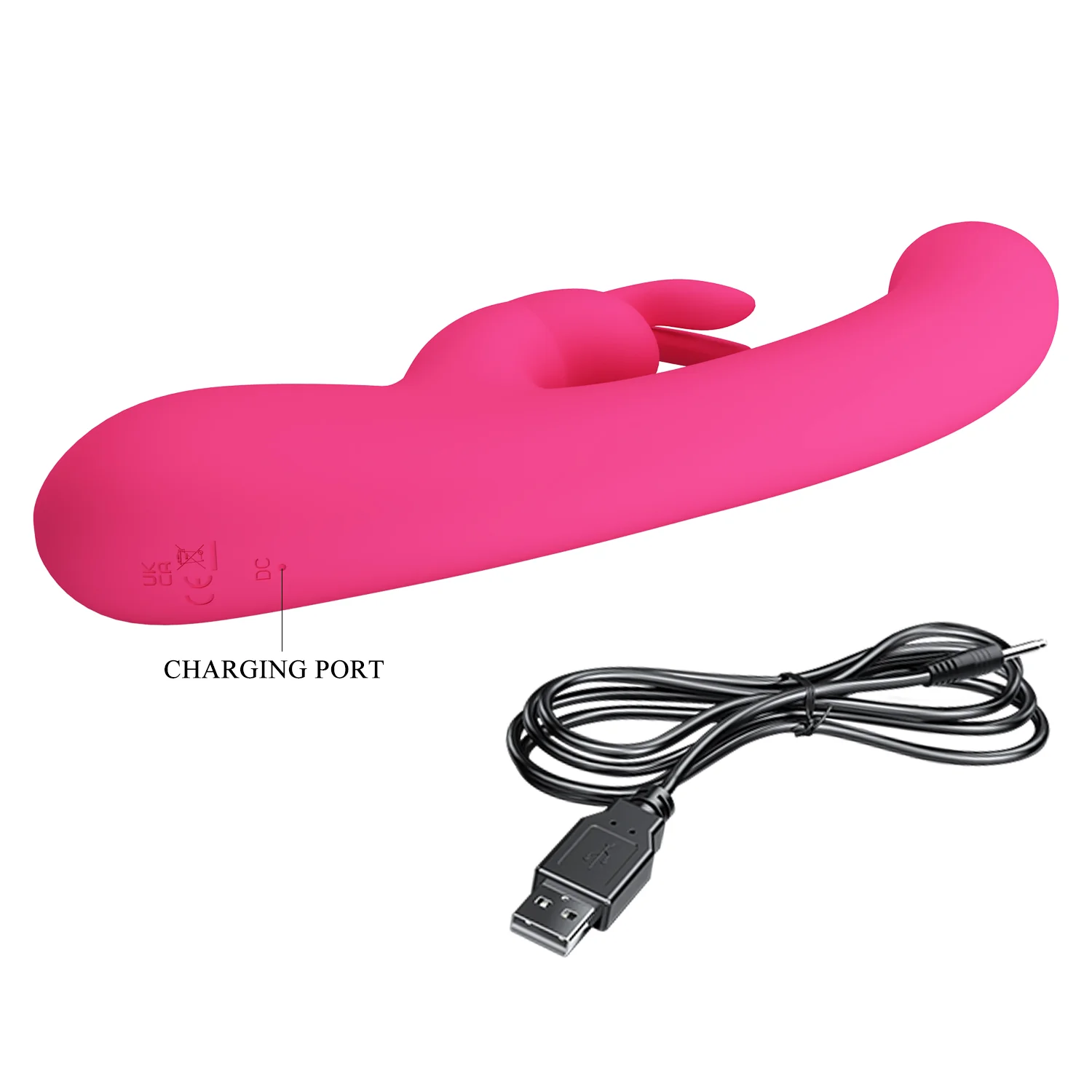 Pretty Love Lamar Rabbit Vibe BW-500004LED-1 Hot Pink - Image 4