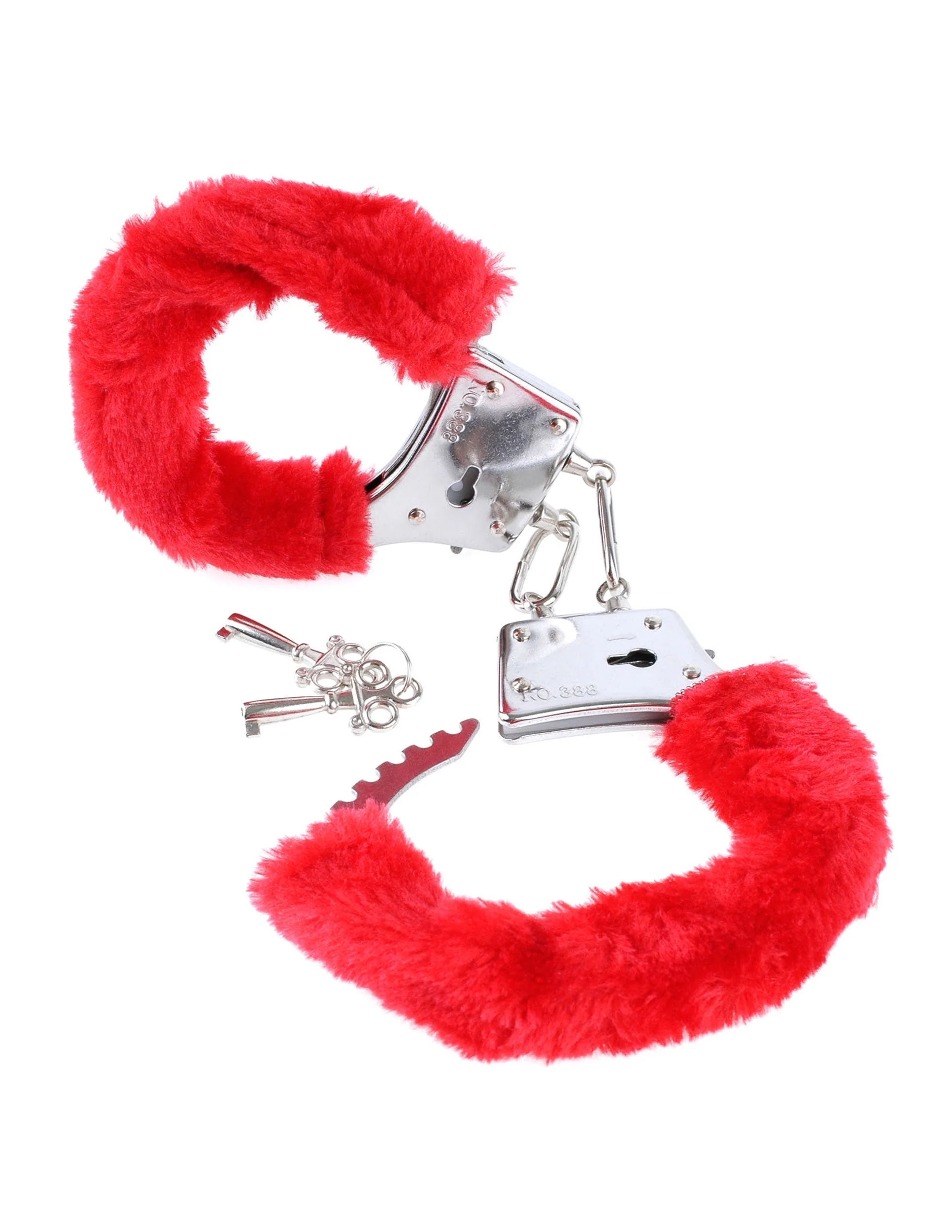 Fetish Fantasy Beginners Furry Cuffs Red - Image 3