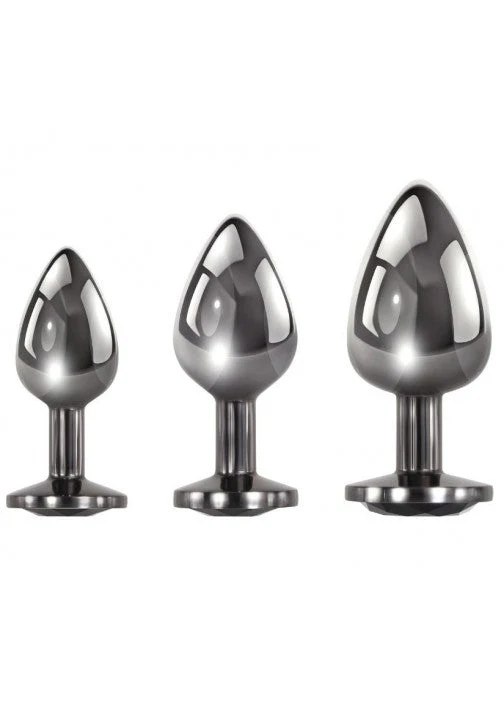 Evolved Black Gem Anal Plug Set 3pk - Image 4