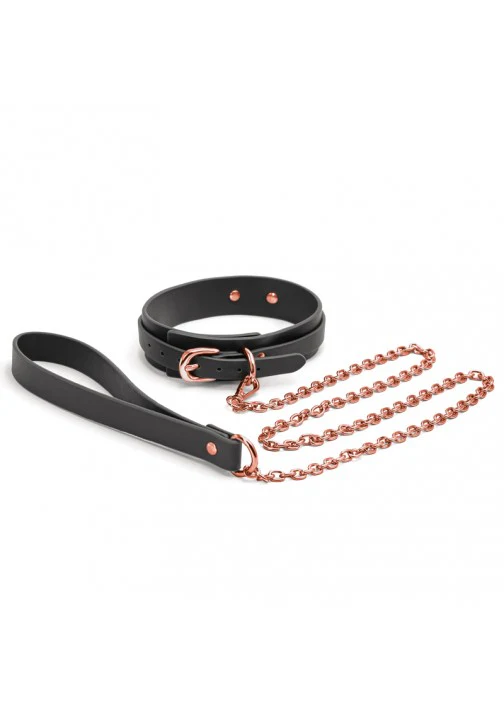 Bondage Couture Collar & Leash Black - Image 2