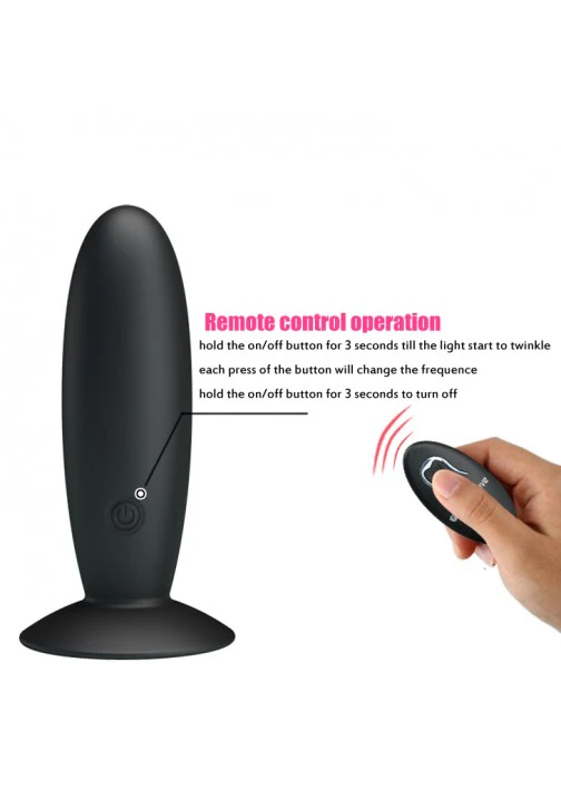 Pretty Love Butt Plug Massager w Remote Control - 045W - Image 7