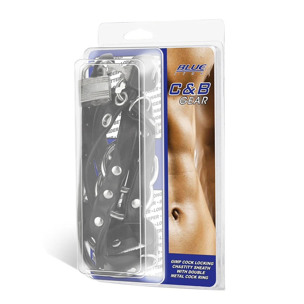C&B Gimp Cock Lock Chasitity Cockring - Image 2
