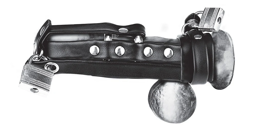 C&B Gimp Cock Lock Chasitity Cockring - Image 3