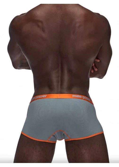 Male Power Casanova Uplift Mini Short Grey S - 143270 - Image 2
