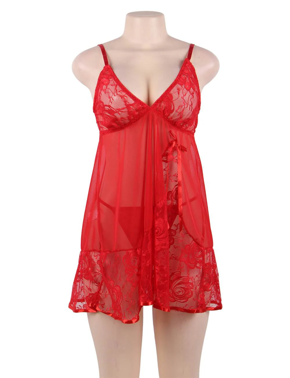 Oh Yeah Chemise Red R80158-3P 3XL - Image 4