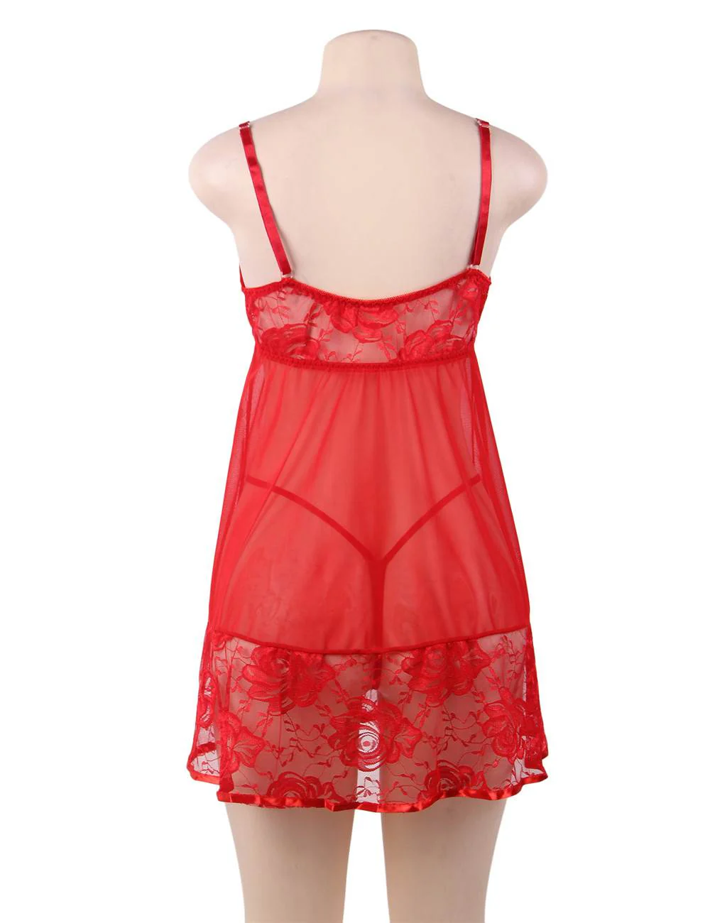 Oh Yeah Chemise Red R80158-3P 3XL - Image 5