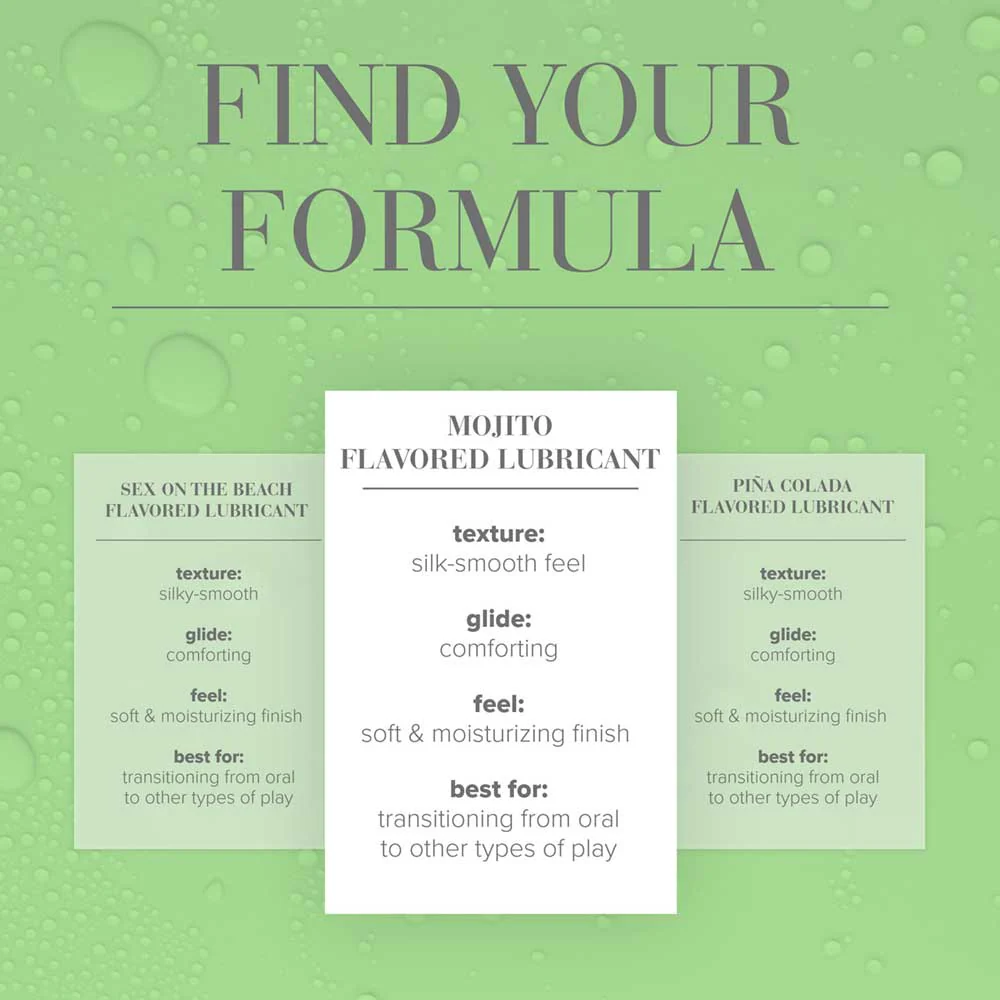 JO Cocktails Mojito Flavoured Lube 60ml - Image 5