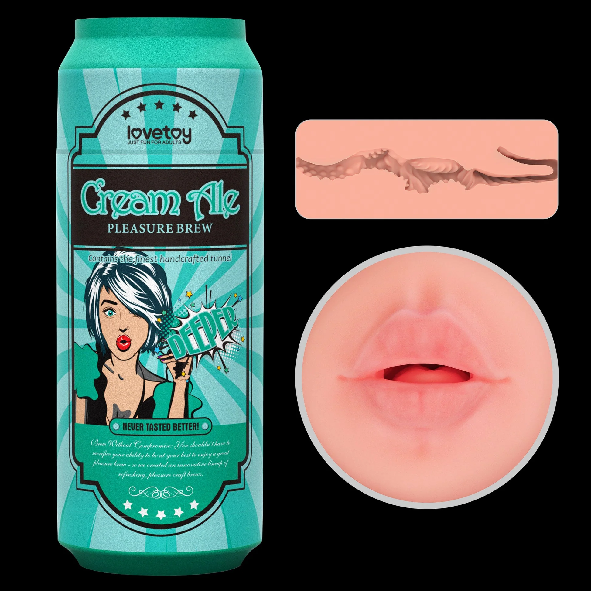 Lovetoy Cream Ale Masturbator - Image 3
