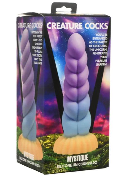 Creature Cocks Mystique 7.3" Silicone Unicorn Dildo
