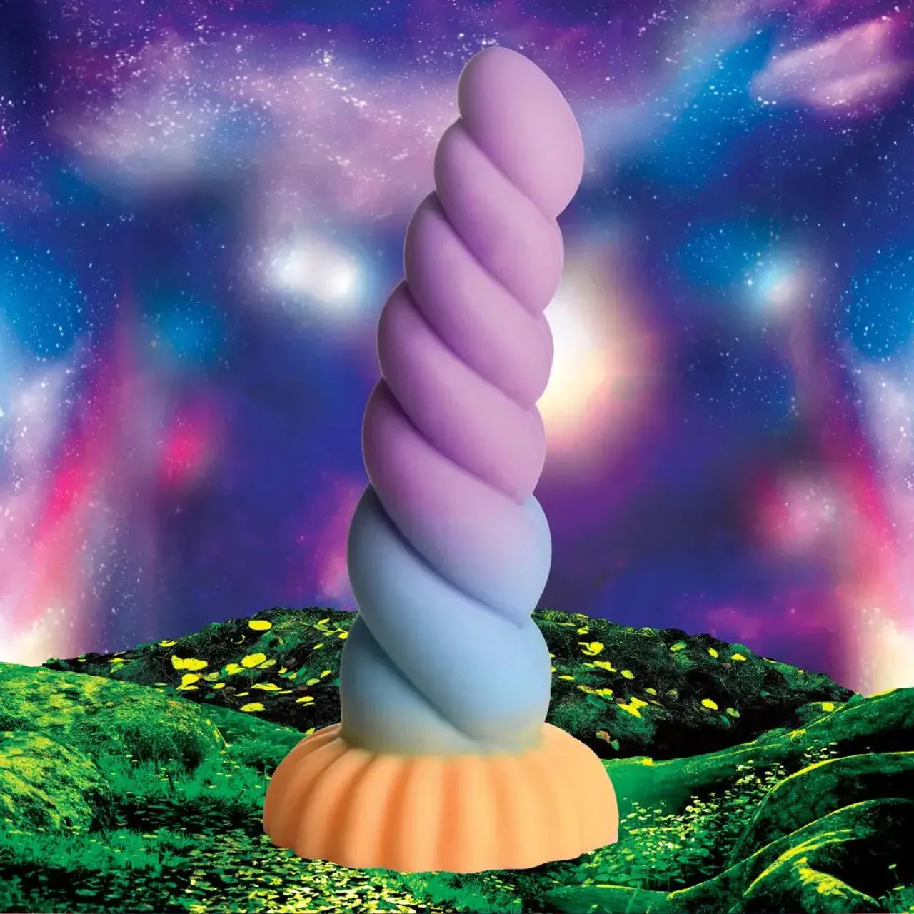 Creature Cocks Mystique 7.3" Silicone Unicorn Dildo - Image 3