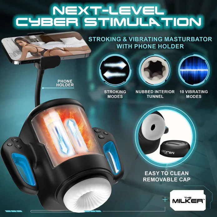 Cyber Milker Stroking & Vibrating Masturbator - Image 5