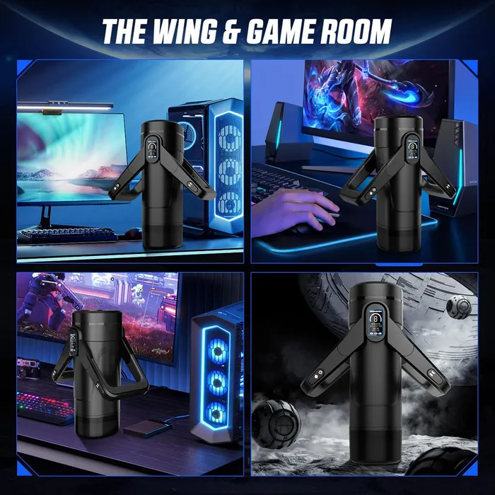 Cyberskin The Wing Thrusting, Massaging & Heating Auto Masturbator - Image 7
