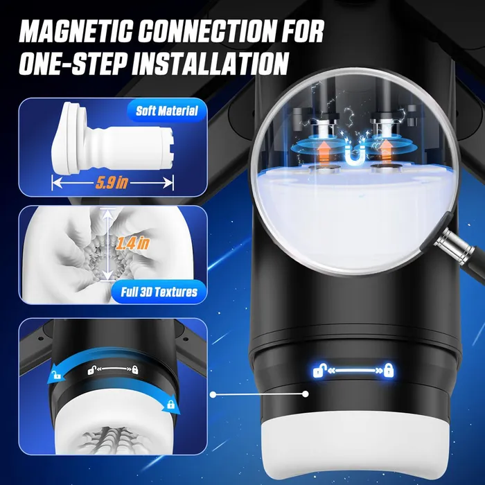 Cyberskin The Wing Thrusting, Massaging & Heating Auto Masturbator - Image 8