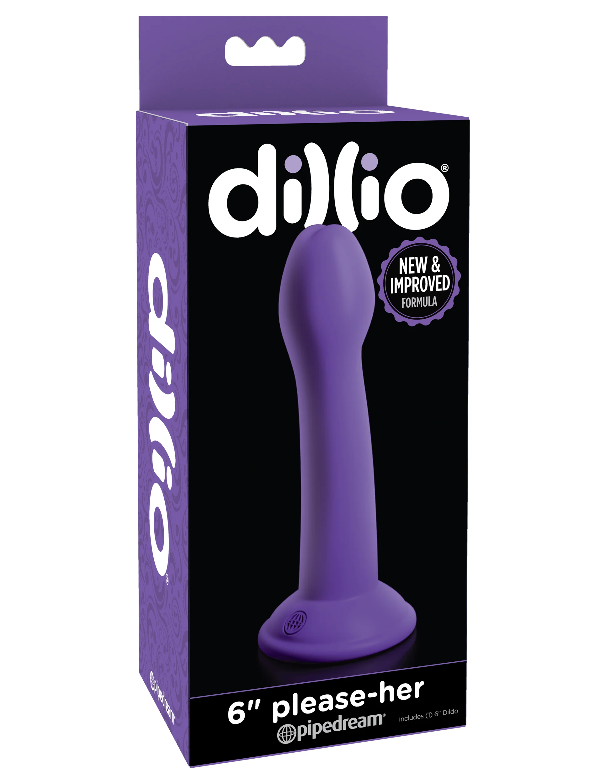 Dillio 6" Please Her Purple