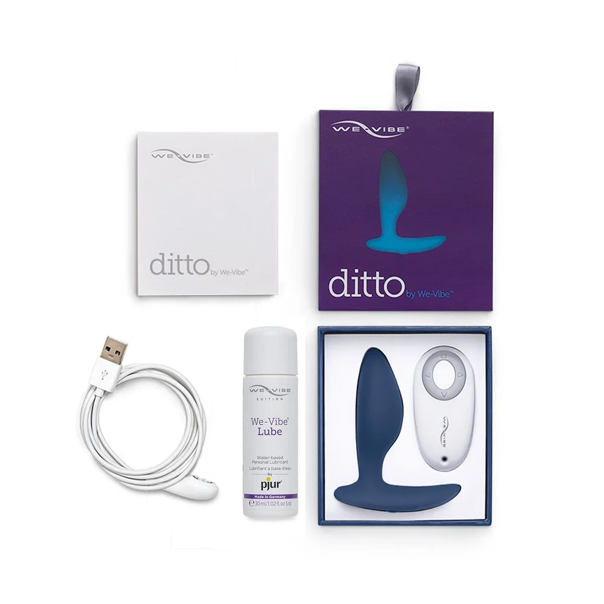 We Vibe Ditto Vibrating Anal Plug Blue - Image 3