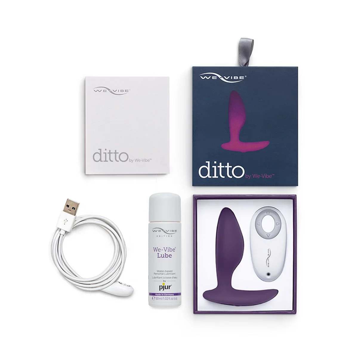 We Vibe Ditto Vibrating Anal Plug Purple - Image 3