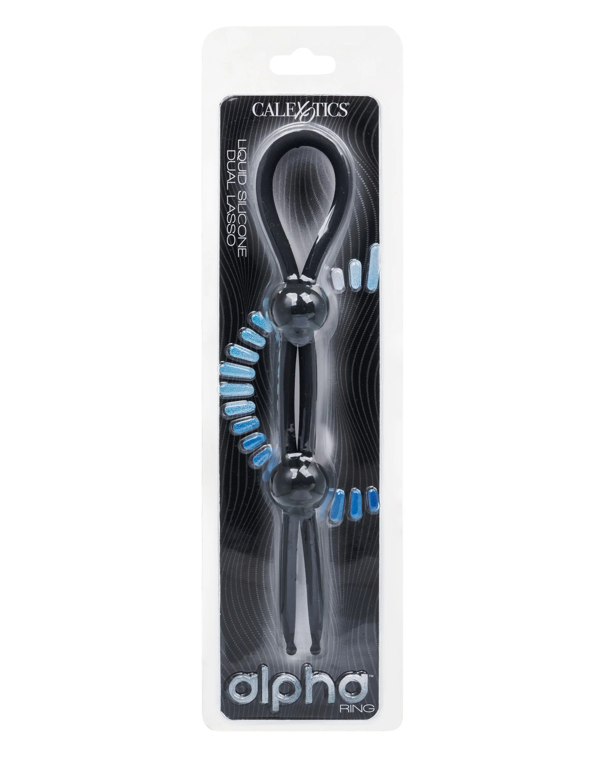 Dual Lasso Cock Ring Black